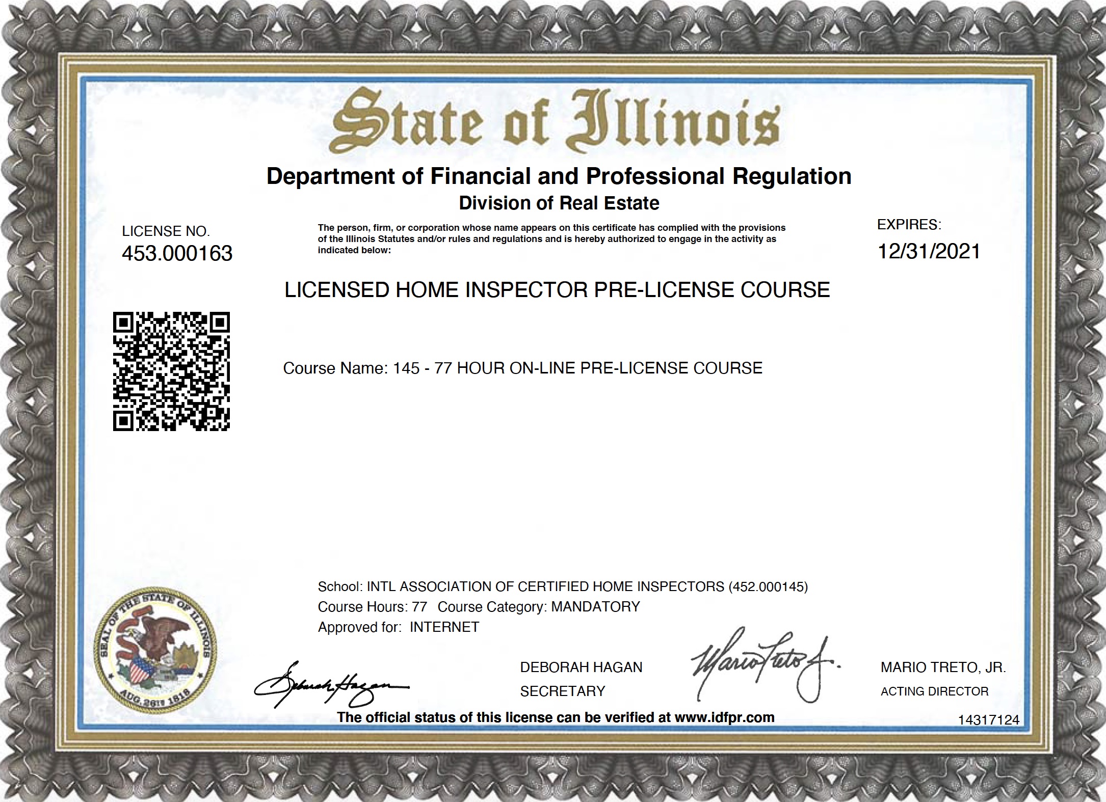 Home Inspector Licensing in Illinois InterNACHI®